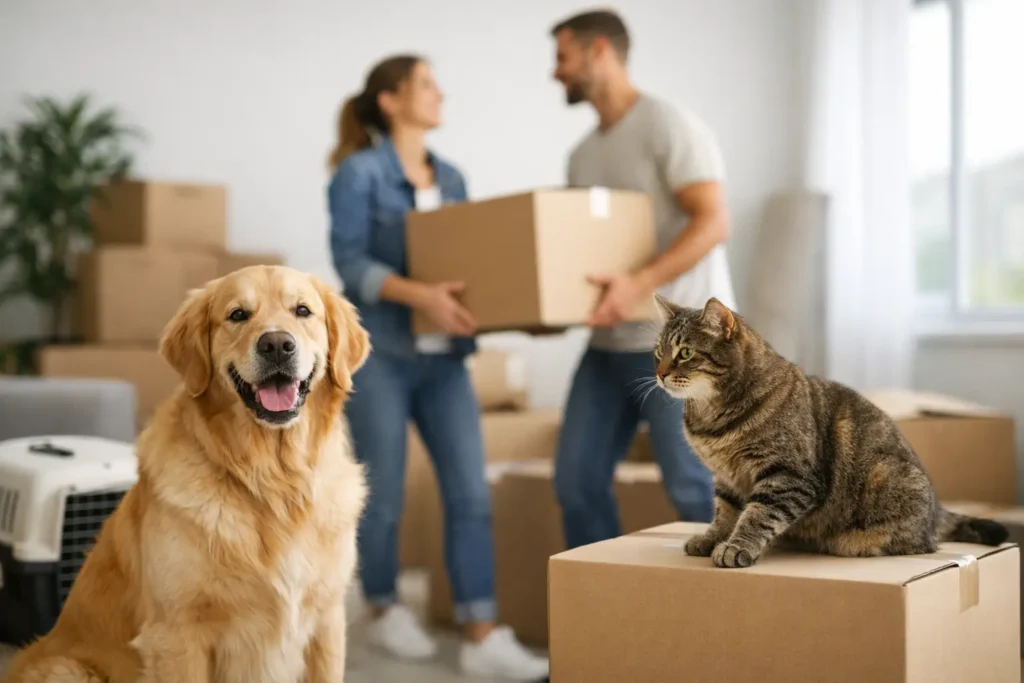 How to Move With Pets Without Moving-Day Stress
