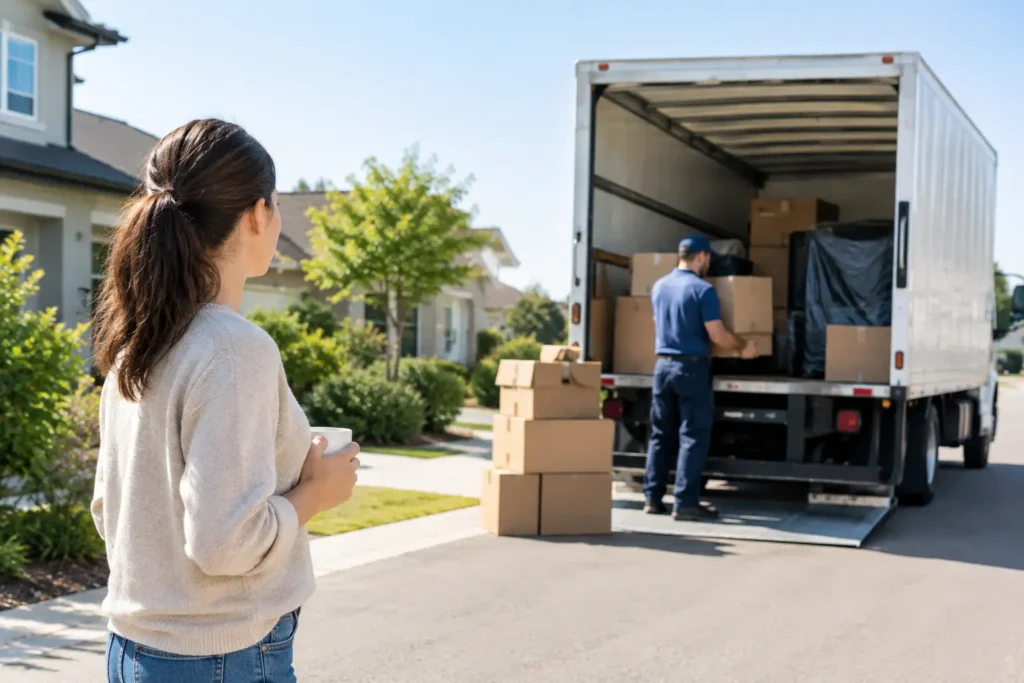 When Should a Removal Van Arrive on Moving Day?